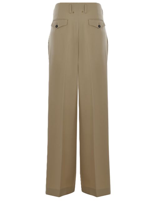 Pantalone Golden Goose in gabardine di lana color sabbia Golden Goose | GWP01203.P001170.1527215272 SAND